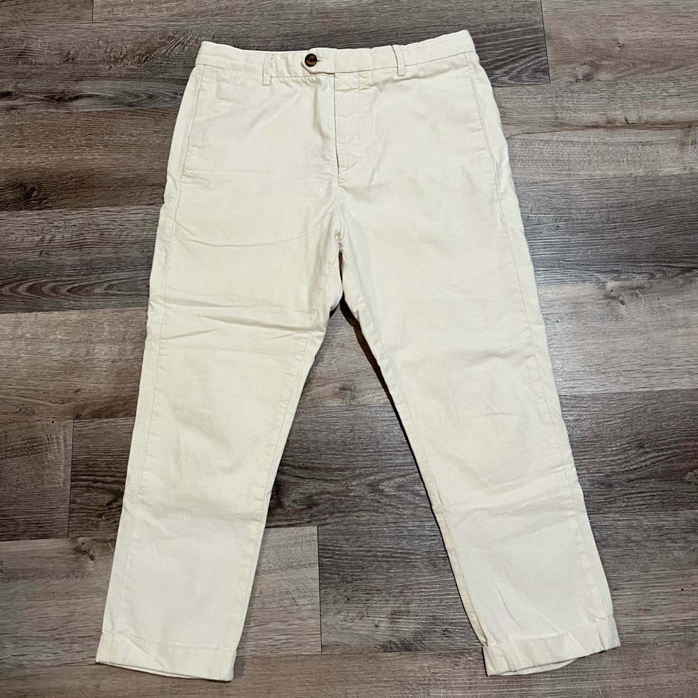 ALLSAINTS (spitalfields era) Drop Crotch Cropped Tailored Dress Pant